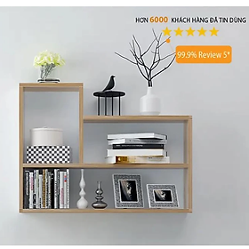 Mua Kệ Để Sách Treo Tường Hiện Đại Tundo CTKT181 KT 62cm x 80cm x 15cm
