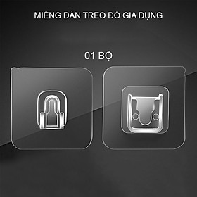 Miếng dán đỡ đồ gia dụng, ổ cắm điện, treo cục wifi, không cần khoan đục