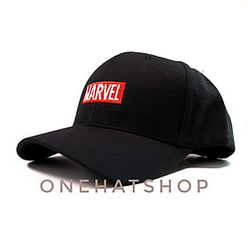 Nón lưỡi trai baseball cap logo Marvel fom cứng xịn đẹp