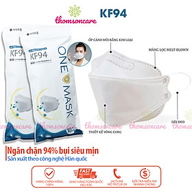 Khẩu trang y tế kháng khuẩn cao cấp, công nghệ Hàn Quốc, đạt chuẩn KF94 4D