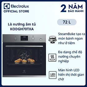 Mua Lò nướng âm tủ Electrolux 60cm UltimateTaste 500 dung tích 72L KODGH70TXA  Công nghệ nướng hơi nước tiên tiến  Hàng chính hãng 