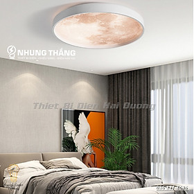 Mua Đèn Ốp Trần Mặt Trăng Decor OT-3030 - Đường Kính 48cm - 3 Chế Độ Ánh Sáng - Kiểu Dáng Sang Trọng