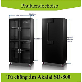 Mua Tủ chống ẩm Akalai SD-800 ( dung tích 800 lít ) - Thailand . Tặng Da cừu  Da thật
