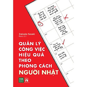 Sách - Quản Lý Công Việc Hiệu Quả Theo Phong Cách Người Nhật
