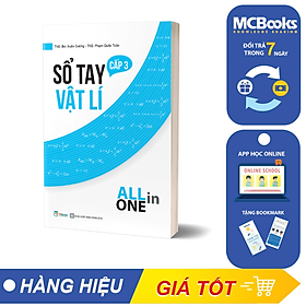 Combo Sổ tay kiến thức All in one khối A00 Toán - Lý - Hóa - Sổ tay Vật Lí