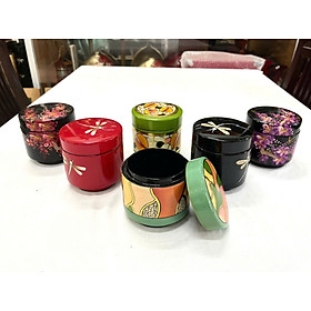 Hủ trà sơn mài nhiều size thích hợp đựng trà, trang trí, làm quà tặng