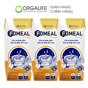 Hình ảnh Thực phẩm dinh dưỡng Fomeal Omega Y Học - Lốc 3 Hộp x 250ml - Bữa ăn hoàn chỉnh, giúp ổn định thể trạng