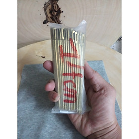 Mua COMBO 100 CÂY LẸM(KIM) THAU MAY BAO BÌ.Phụ kiện máy may thêu vắt sổ