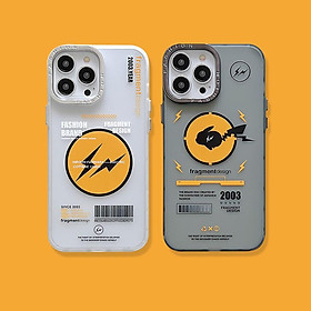 Ốp Lưng Cho iphone 14 Pro Max / 14 Pro / 13 Pro Max / 12 Pro Max Pikachu Nhám Bảo Vệ Camera , Chống Bám Vân Tay - TRẮNG, TRẮNG