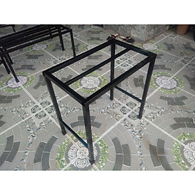 Mua Kệ kê chậu cây ban công sân thượng. Dài 80cm. Rộng 20-25-30cm. Cao 30-40-50-60cm. 1 2 3 nan phụ giằng chân. hộp thép 2x2cm ( Hàng Chính Hãng )