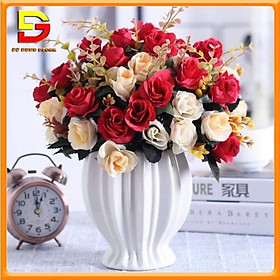 Mua Bình Hoa Để Bàn Bình Hoa Giả Cao Cấp Cắm Sẵn Nhiều Màu Sắc Trang Trí Nhà Cửa DG-314