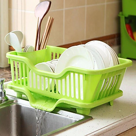 Mua Rổ úp bát đĩa có khay hứng nước (cỡ trung)