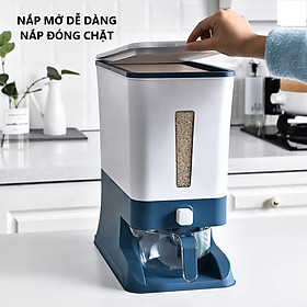 Thùng đựng gạo tiện ích 10kg Hokori