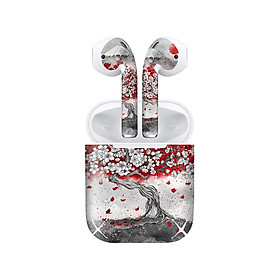 Mua Miếng dán skin chống bẩn cho tai nghe AirPods in hình núi Phú Sĩ - CHR036 (bản không dây 1 và 2)