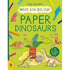 Hình ảnh Make & Colour: Paper Dinosaurs