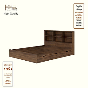 [Happy Home Furniture]  BONY, Giường ngủ 3 ngăn kéo - kệ đầu giường, GNG_021, GNG_022, GNG_023, GNG_024