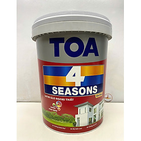 Mua Sơn nước ngoại thất cao cấp TOA 4 Seasons Satin Glo siêu bóng màu vàng 8522 _ 18L