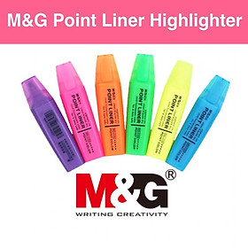 Combo 10 Bút dạ quang M&G AHM21571, giao màu ngẫu nhiên( full màu)