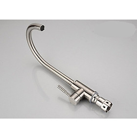 Mua Vòi rửa bát nóng lạnh inox 304 cổ ngỗng