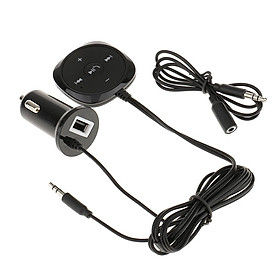 BC20 Bluetooth Handsfree Car  Supports 3.5mm AUX 5V/2.1A Device Charging