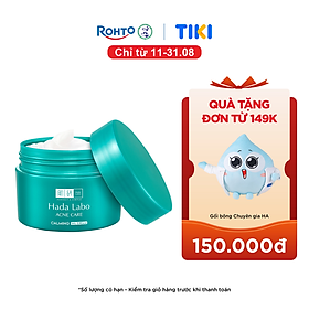 Kem dưỡng ẩm cho da mụn, nhạy cảm Hada Labo dạng gel Acne Care Calming Gel Cream 50g