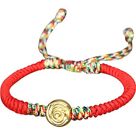 Vòng Tay Charm Hoa Bạc Bọc Vàng Dây 7 Sắc Ngọc Quý Gemstones GA150