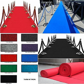 Mua Thảm nỉ sự kiện  thảm nỉ trơn  thảm trải sàn  thảm lót sàn sự kiện + tiệc cưới khổ rộng 2 mét (bán lẻ +nguyên cuộn)
