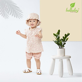 Đồ bộ xuân hè cộc tay Lullaby cho bé gái NHT01B Màu hồng