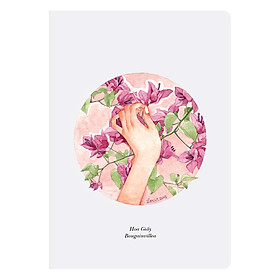 Sổ tay Mini Monosketch - Hoa Giấy (14cm x 9cm)