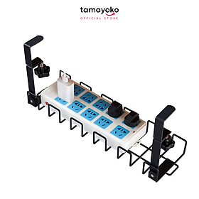 Mua Giá Đỡ Treo Ổ Cắm Điện  Dây Điện Không Cần Đục Lỗ - Máng Treo Dây Điện Dưới Bàn Tiện Lợi Cho Decor Phòng Làm Việc. Hàng Chính Hãng Tamayoko