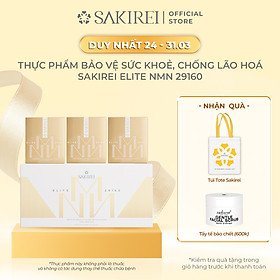 Viên uống bổ sung NMN, hỗ trợ chống lão và làm đẹp da Sakirei Elite NMN 29160 - 15000mg NMN 90 viên