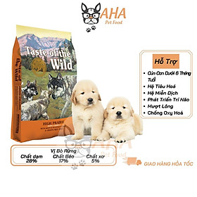 Thức Ăn Khô Cho Chó Con Taste Of The Wild High Prairie Bao 2kg Phát Triển Trí Não - Nai Nướng & Bò Rừng, Trái Cây