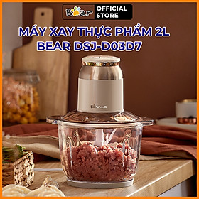 Máy xay thịt, thực phẩm 2L Bear QSJ-D03D7 - Hàng chính hãng