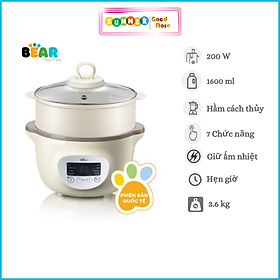 Nồi Nấu Chậm BEAR SUBE002 1,6L - Hàng Chính Hãng