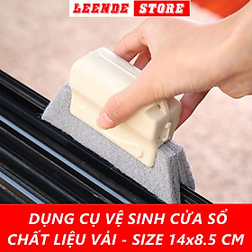 Dụng cụ vệ sinh cửa sổ, bàn chải vệ sinh khe hẹp, dụng cụ lau chùi nhà vệ sinh khe rãnh cửa sổ thiết kế dạng kẹp