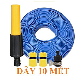 Bộ dây vòi xịt nước rửa xe, tưới cây , tăng áp 3 lần, loại 7m, 10m 206622-5 cút sập,nối nhựa đ+ túi đựng bút