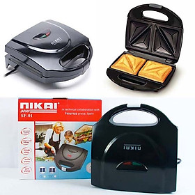 Mua MÁY NƯỚNG BÁNH MÌ TAM GIÁC CHIA KHUÔN NIKAI THIẾT KẾ ĐƠN GIẢN  DỄ SỬ DỤNG  LÀM ĐỒ ĂN SÁNG CHO GIA ĐÌNH SIÊU NHANH - KHAY NƯỚNG BÁNH  XÚC XÍC  HOTDOG  SANDWICH...