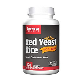 Jarrow Formulas Complementary Red Yeast Rice (600 mg)+ Co-Q10 Formula (50 mg), 120 Count