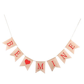 Be Mine Banner Garlands Valentine's Day Decorations Photo Props
