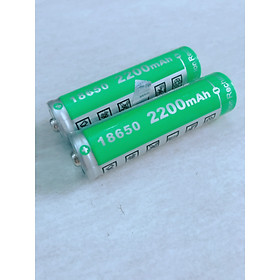 Combo 2 Pin lithium dung lượng 2200mah sạc lại 3.7V - hàng nhập khẩu