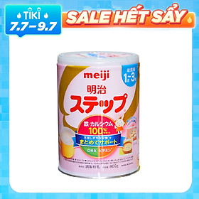 Sữa bột công thức Meiji Step Milk cho bé 1 đến 3 tuổi (800g) - Nhập khẩu Nhật