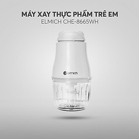 Máy xay thịt, xay thực phẩm cho bé Elmich CHE-8665, 6 lưỡi inox 304 xay nhanh, nhuyễn mịn, đảo trộn đồng đều các loại thực phẩm, an toàn tuyệt đối với trẻ nhỏ - Hàng chính hãng