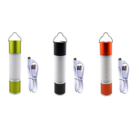 3Pcs Mini Flashlight USB Rechargeable for Camping Hiking