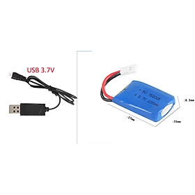 Mua Pin kèm sạc 3.7v 200mah Pin sạc máy bay