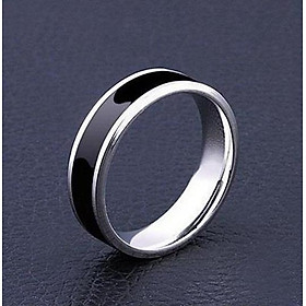 Nhẫn nam đen trắng - 9