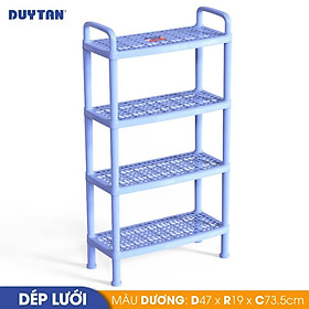 Mua Kệ dép lưới lớn nhựa Duy Tân 4 tầng (47 x 19 x 73.5 cm) - 03925 - Giao màu ngẫu nhiên - Hàng chính hãng