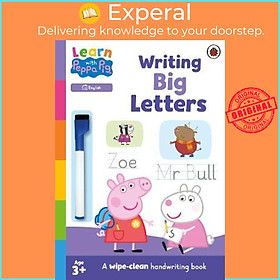 Sách - Learn with Peppa: Writing Big Letters : Wipe-Clean Activity Book by Peppa Pig (UK edition, paperback)