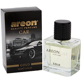 Nước Hoa Ô Tô Cao Cấp Areon Car Gold Perfume 50ml - Nhập Khẩu Bulgaria