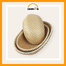 Mua Rổ tre viền mây đan kín cao cấp hình bầu dục  nguyên liệu tự nhiên thân thiện môi trường  dùng trang trí  để thức ăn