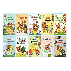 Combo Bộ Truyện Tranh Giáo Dục Nhân Cách Cho Trẻ ( Bộ 10 Cuốn) - Tặng Sticker